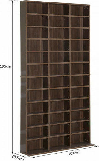 Bücherregal Braun 102x23,5x195cm
