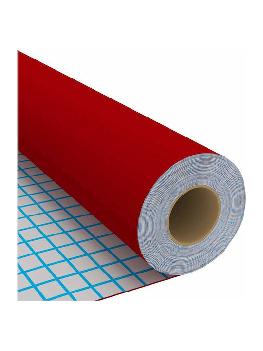 Decorative Sticker Furniture Film Red 1pcs 500x90cm vidaXL