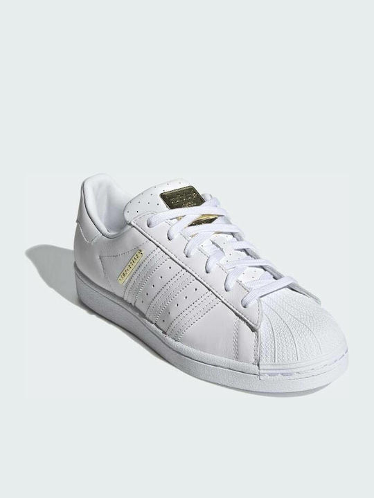 Adidas Superstar Women s Sneakers Cloud White Gold Metallic