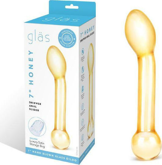 Glas Dop Anal Galbenă 17cm