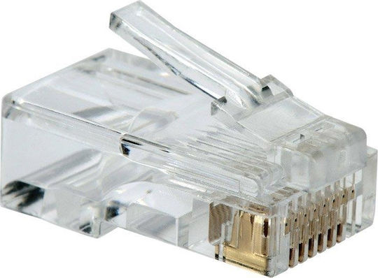 Central Щепсел RJ-45 мъжки Cat5e Прозрачен (01-60-467E)