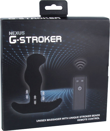 Nexus G-Stroker Πρωκτικός Δονητής με Δυνατότητα Ασύρματης Λειτουργίας Μαύρος