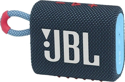 JBL Go 3 Waterproof Bluetooth Speaker 4.2W with Battery Life up to 5 hours Blue/Pink