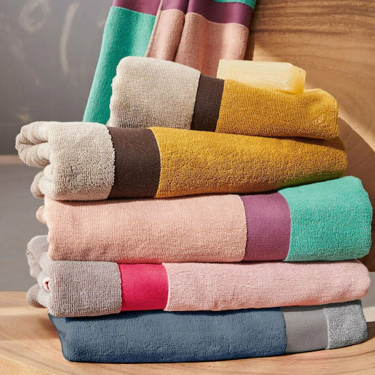 Palamaiki Palamaiki Badetuch-Set 2 Stück Fandago Rosa Gewicht 500gr/m²