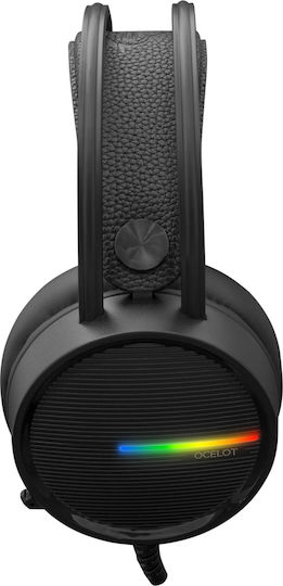White Shark Ocelot Over Ear Gaming Headset με σύνδεση USB