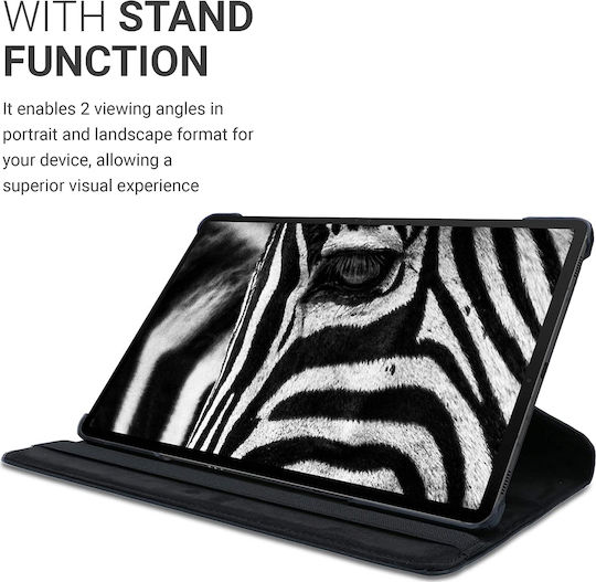 KWmobile Rotating Flip Cover Περιστρεφόμενη Μαύρη (Galaxy Tab S7+)