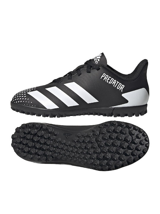 Παιδικά Ποδοσφαιρικά Παπούτσια Predator 20.4 Turf με Σχάρα Μαύρα