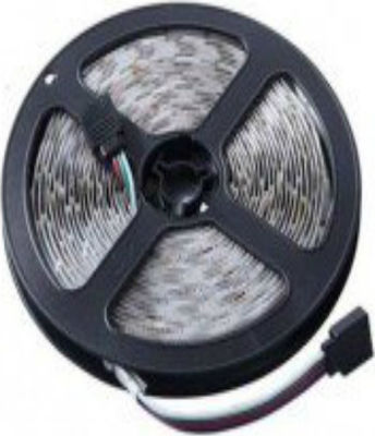 Waterproof LED Strip Power Supply 220V RGB Length 5m and 60 LEDs per Meter with Remote Control SMD5050