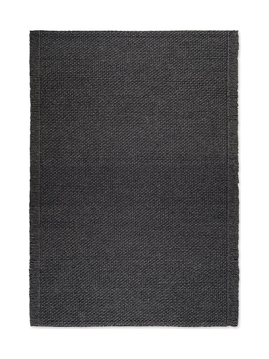 Tapicap Combo Handmade Rug Rectangular Wool Combo Dark Grey