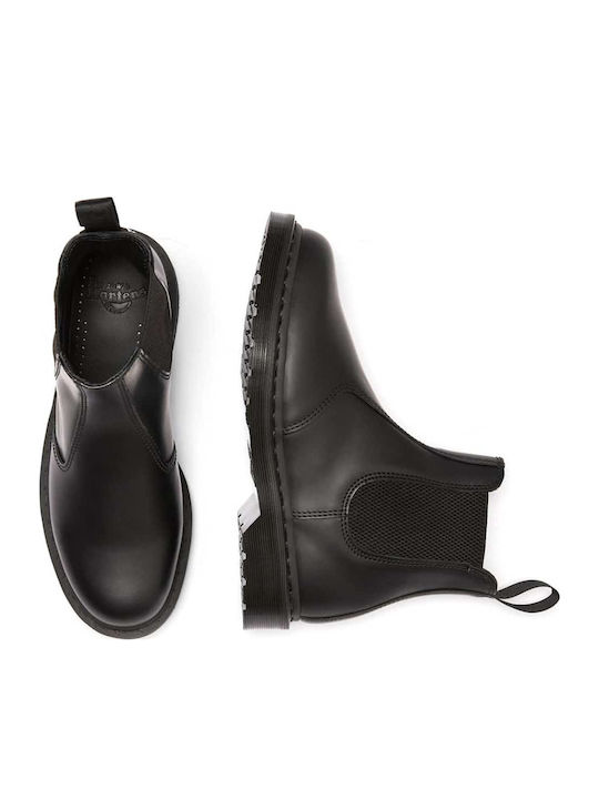 2976 Mono Smooth Piele Negru Ghete Chelsea
