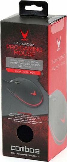 Omega VARR Gaming Set Gaming Mouse 3200 DPI Negru
