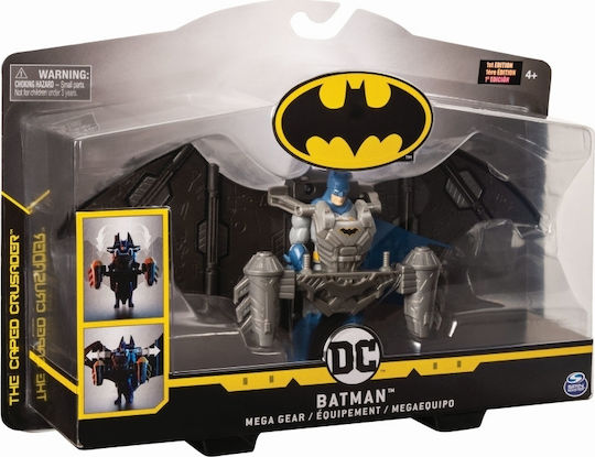 Action Figure The Caped Crusader Mega Gear Justice League Batman for 4+ Years 10cm.