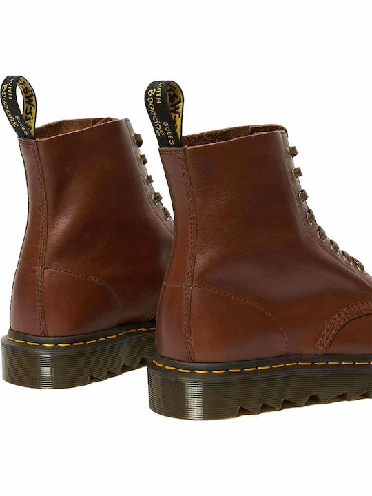 1460 Pascal Ziggy Luxor Leather Brown Boots