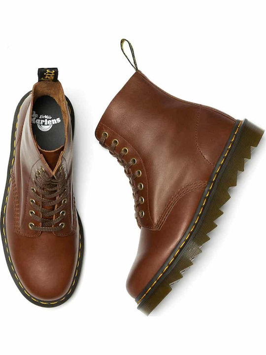 1460 Pascal Ziggy Luxor Leather Brown Boots