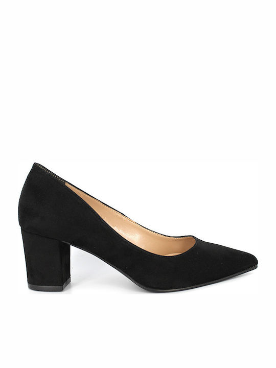 ELLEN SHOES (W51200)-BLACK-CASTOR