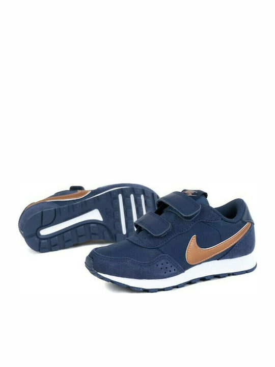 Valiant MD VALIANT Kinder Sneakers mit Klettverschluss Midnight Navy / Metallic Red / Bronze / White