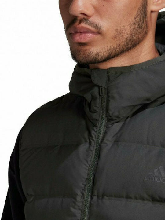 Adidas Helionic Vest Αμάνικο Ανδρικό Μπουφάν Γκρι GD4729 | Skroutz.gr