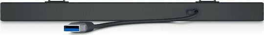 Dell Slim Soundbar SB521A Ηχείο Υπολογιστή με Ισχύ 3.6W σε Μαύρο Χρώμα