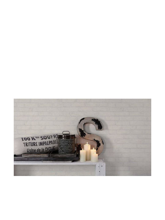 Тапет за Стена Wood And Stone Винил Off White 1000x53см