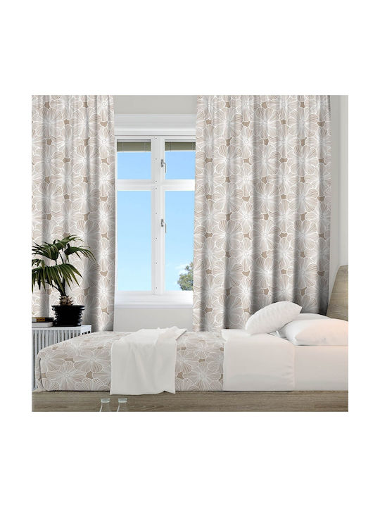 Lino Home Curtain with Pencil Pleat Diva 090 135x270cm