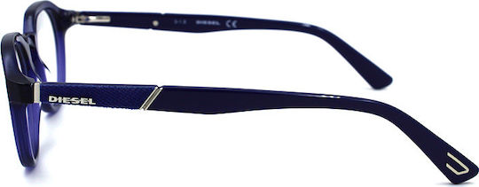 Diesel Ramă Ochelari Acetat Albastră DL5250-081