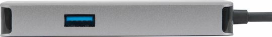 Targus USB-C Docking Station με HDMI 4K PD Ethernet Ασημί (DOCK419EUZ)