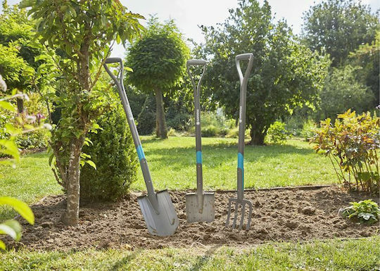 Gardena Natureline Плоска лопата с Дървена Дръжка 117см