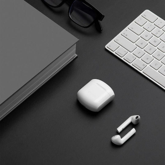 Edifier TWS200 Earbud Bluetooth Handsfree Ακουστικά με Αντοχή στον Ιδρώτα και Θήκη Φόρτισης Λευκά