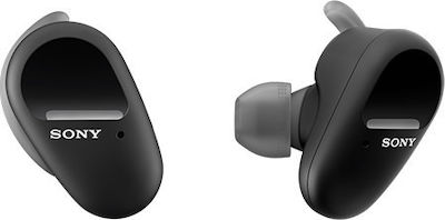 Sony WF-SP800N In-Ear Bluetooth-Freisprecheinrichtung Kopfhörer mit Schweißresistenz und Ladeetui Schwarz
