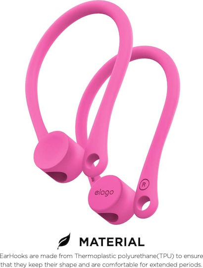 Elago Ear Hook σε Ροζ χρώμα για Apple AirPods