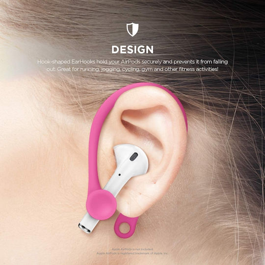 Elago Ear Hook σε Ροζ χρώμα για Apple AirPods