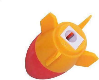 The Littlies Plastic Pencil Sharpener with Eraser Πύραυλος (Μiscellaneous Colours)