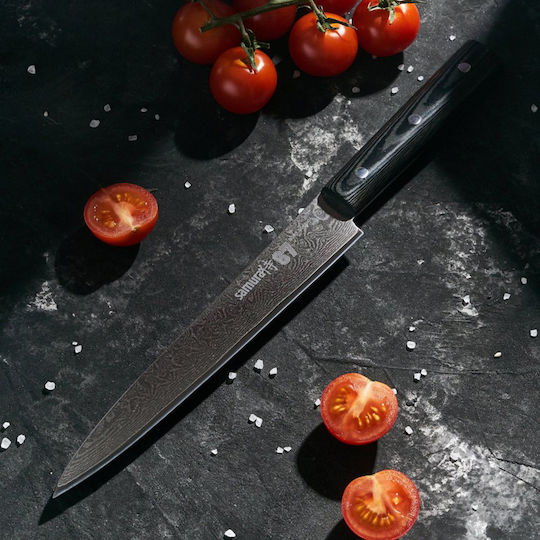 Samura Cuțit Damascus Pentru Carne Din Oțel Damasc 19.5cm