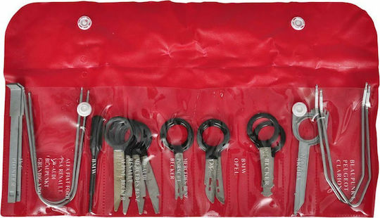 vidaXL Instrument de îndepărtare 20buc pentru VW Set de demontare sistem audio auto