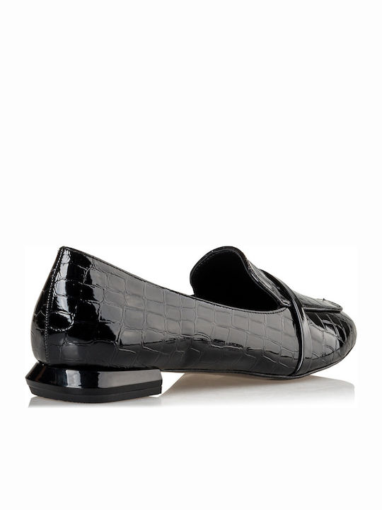 Envie Shoes Shiny Γυναικεία Loafers σε Μαύρο Χρώμα