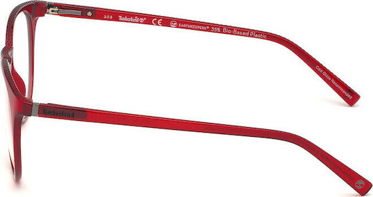 Timberland Men's Acetate Prescription Eyeglass Frame Red TB1632 069