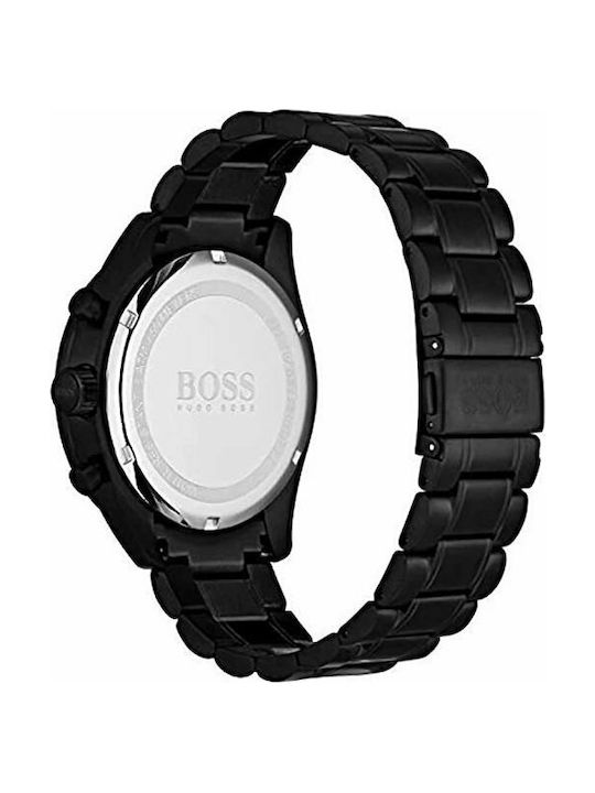 Hugo Boss Trophy Watch Battery with Black Metal Bracelet