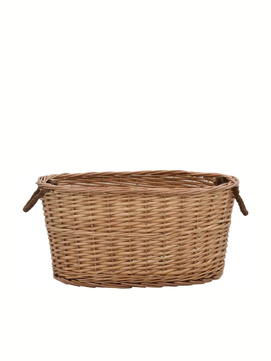 vidaXL Lemn Coș Depozitare lemne 58x42x29cm Maro