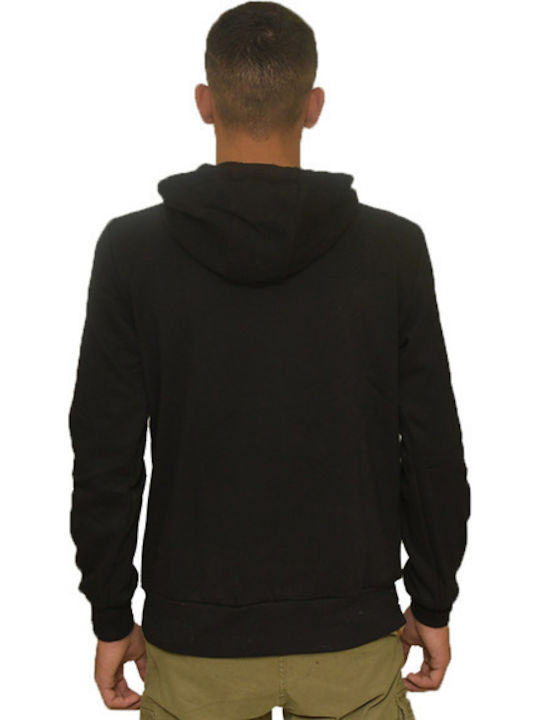 Paco & Co Men's Sweatshirt with Hood Black