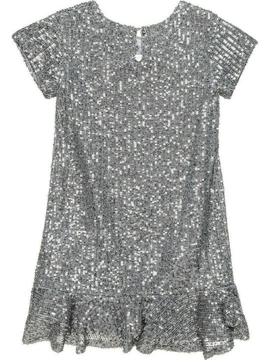 Alouette Kids Dress Short Sleeve Silver