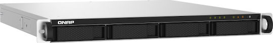 QNap TS-432PXU-2G NAS Rack με 4 θέσεις για HDD/SSD και 2 θύρες Ethernet