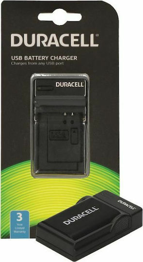 Duracell Μονός Φορτιστής Μπαταρίας DRC5907 Συμβατός με Canon