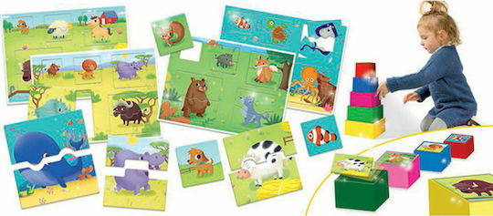 Real Fun Toys Carotina Baby Πύργος Παζλ για 12+ Μηνών