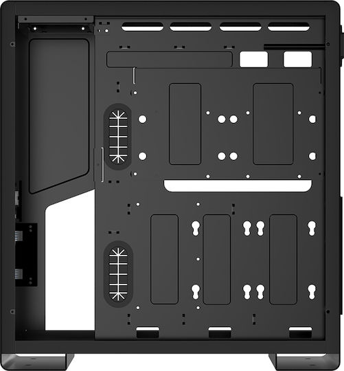 Jonsbo U5 Gaming Middle Tower Carcasă PC Cu Deschidere Laterală Neagră