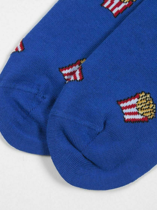 John Frank Popcorn Bărbați Șosete cu Model Multicolor 1Pachet