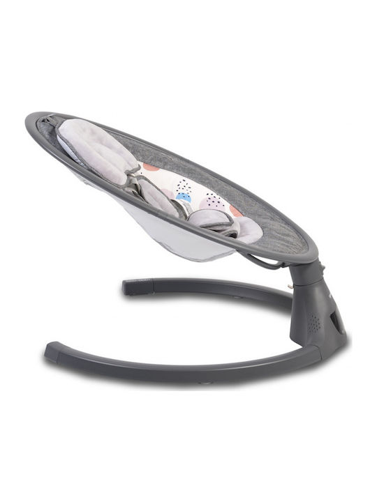 Cangaroo Electric Baby Relax iSwing with Music Dark Grey for Child up to 9kg