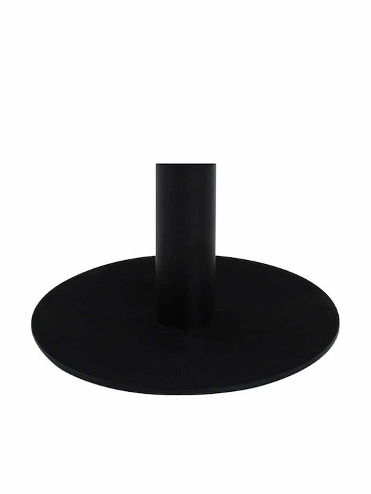 Round Table Kitchen Collapsible Wooden Dark Brown 50x50cm