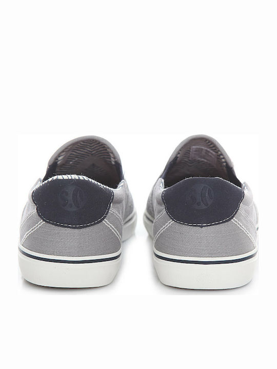 Πάνινα Ανδρικά Slip-On Γκρι