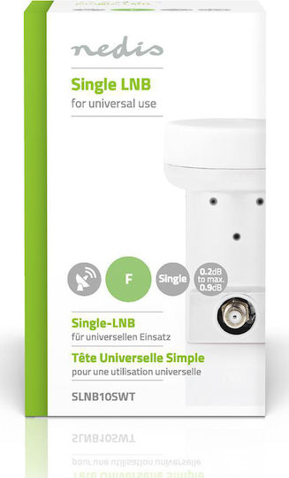 Nedis LNB Single (1 Ieșire) cu Limită De Zgomot Redus 0.2dB