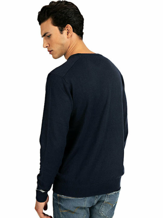 Guess M0BR08Z2PL-G720 Men's Long Sleeve Blouse Navy M0BR08Z2PL0-G720